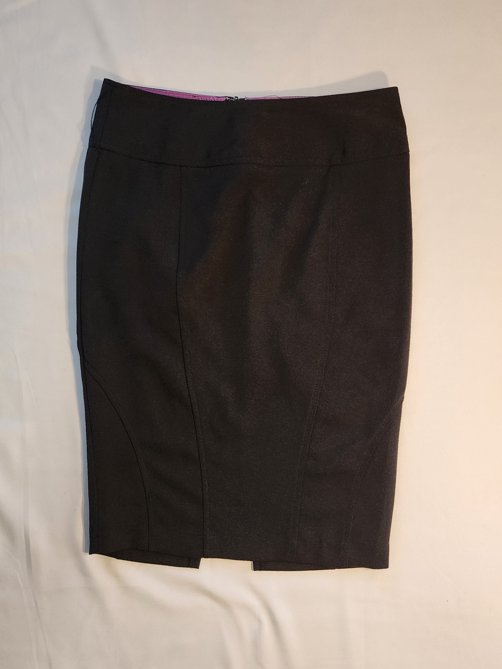 Candie's Black Pencil Skirt with Subtle Seam Detail